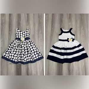 Bundle Of 2 beautiful Elegant Dresses Sweet Heart Rose & Bonnie Jean Size 5